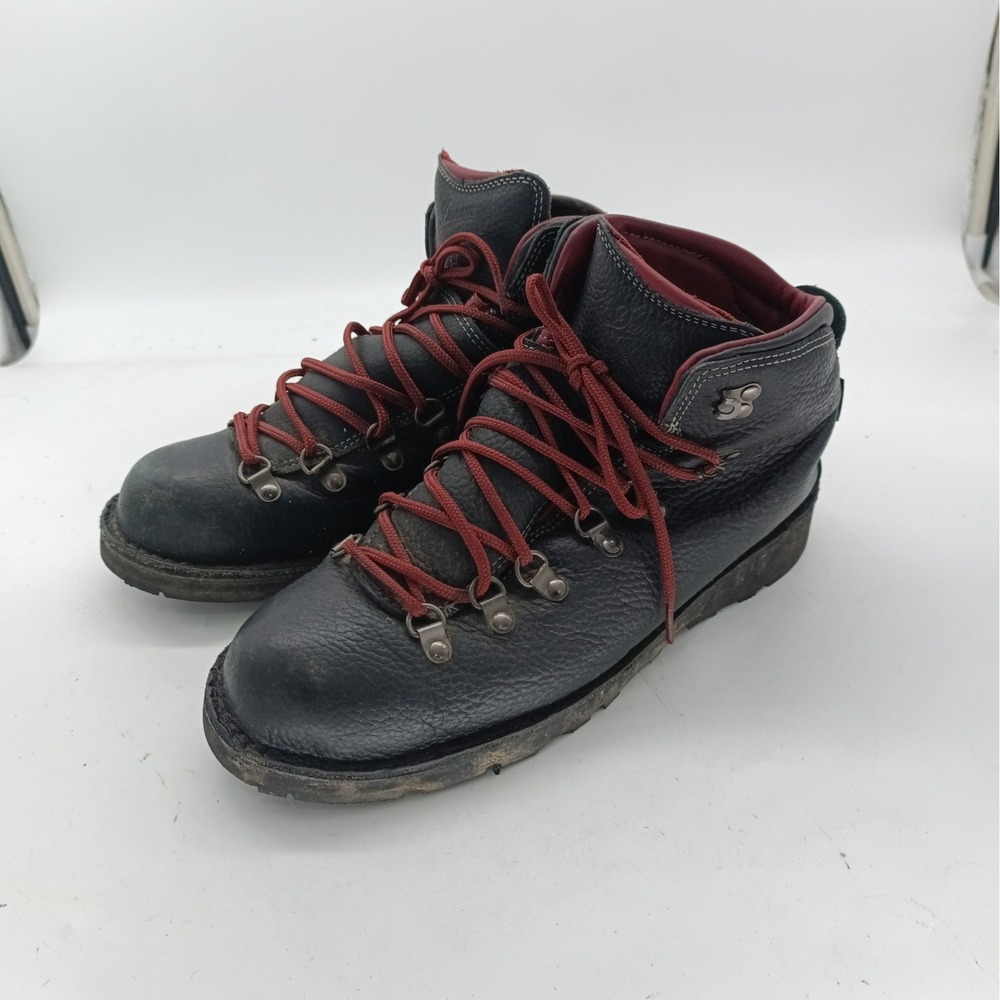 Danner Mountain Pass Arctic Night 33303 Mens 10.5 EE Black Leather Boots s4